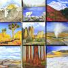 The National Parks Group
9 pieces 10x10 Oils on individual canvas'